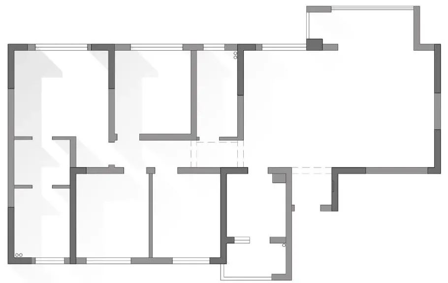 户型改造丨打造无限可能的家~140㎡简约奶油风