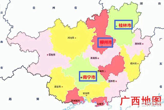 泰国|广西3强市，桂林郡不在桂林，首府是南宁位置很关键，柳州得名柳江