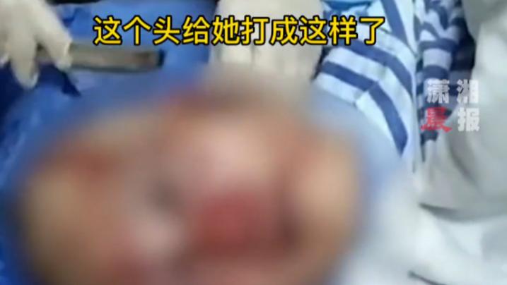 浙江永康，女孩在公共厕所遭到男子用砖头砸头殴打长达20分钟