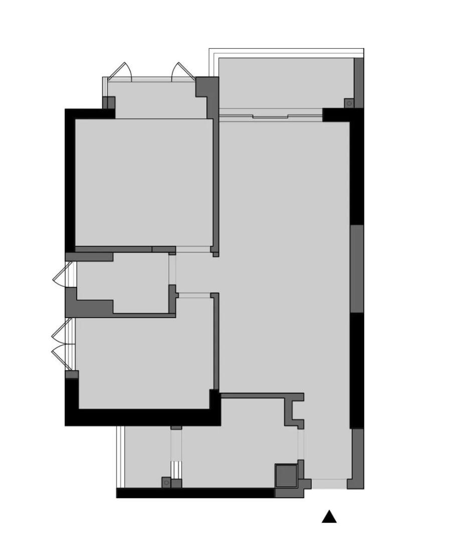 客厅开间小，电视墙不能做柜子？看她77㎡新家，一进门就超酷！