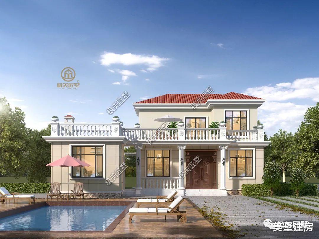 单独建偏房作厨房的别墅,保持屋内卫生,你家也快试试看!