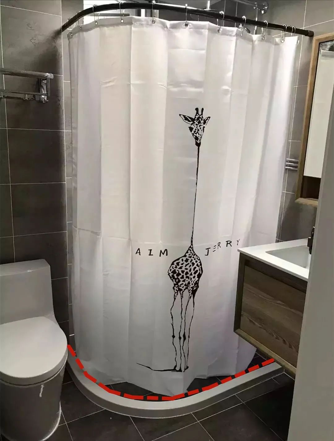 淋浴房还是要挡水条好，将这5处做到位，干湿分离更彻底