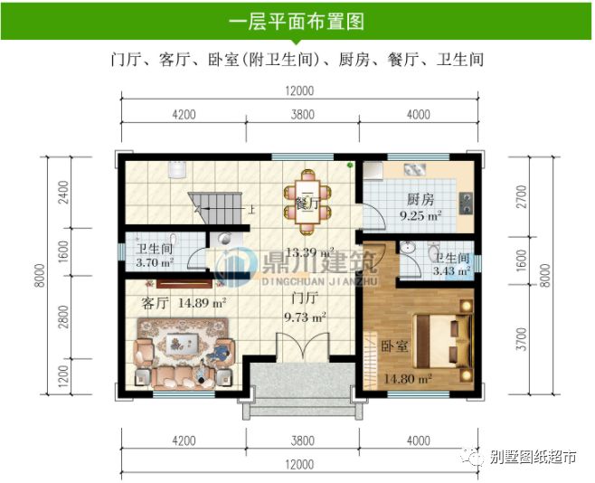 别墅|占地80-100平米,这套二层别墅,造价经济实惠,漂亮又实用