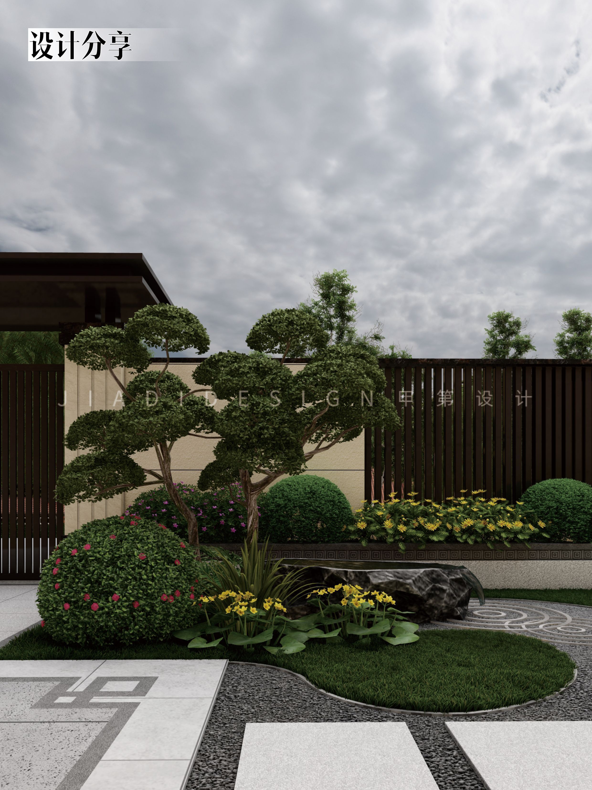 当代院落,令世界归心丨典雅的新中式设计,你的灵魂居所