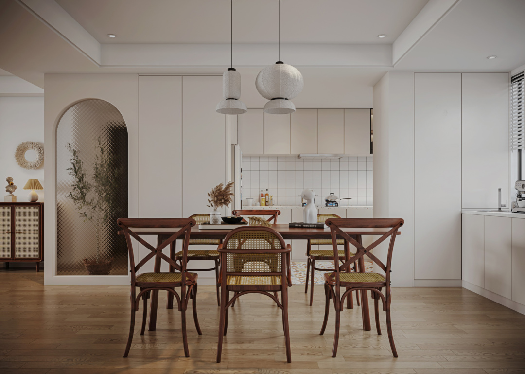 【鲁班装饰】曼城155m2日式简约风格 木与白