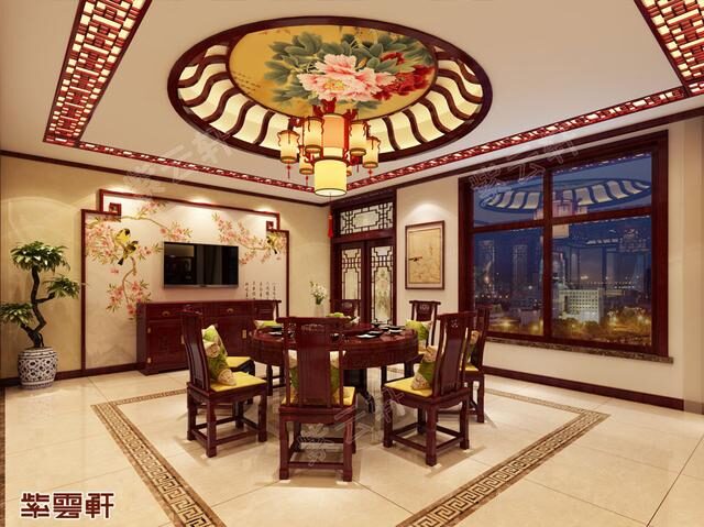 中式装修搭配缅花家具,不但豪华大气而且至尊贵气