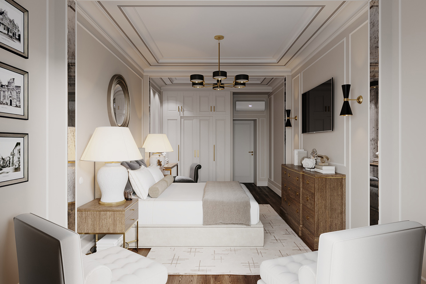 79平方米简欧风格公寓,空间不大,装修却很高大上