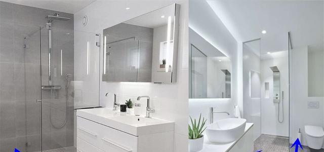 小卫生间,聪明人墙角挤出1㎡,实现双面洗衣柜,照样成装修模板