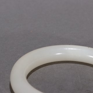 玉雕|和田玉籽料素面圆条手镯
