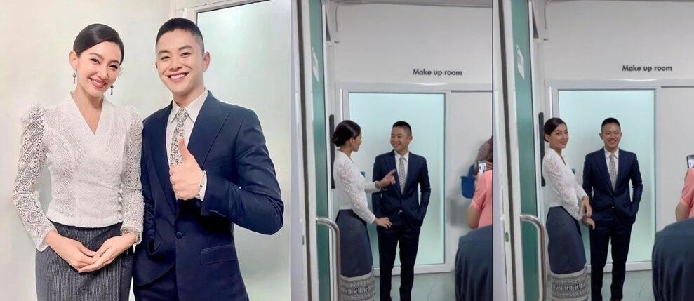 豪门明星|泰国女星Bella现身活动现场 与帅气老挝富豪合影引热议