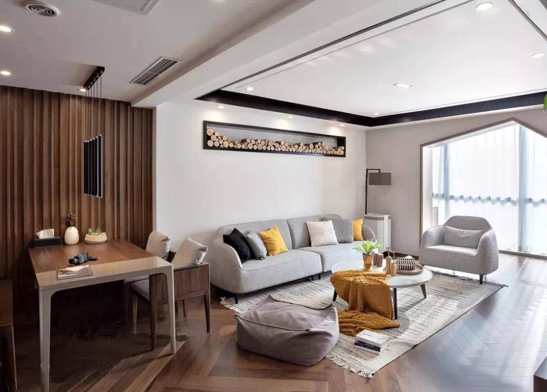 客厅有横梁怎么装修好看?有钱人都这样装,漂亮