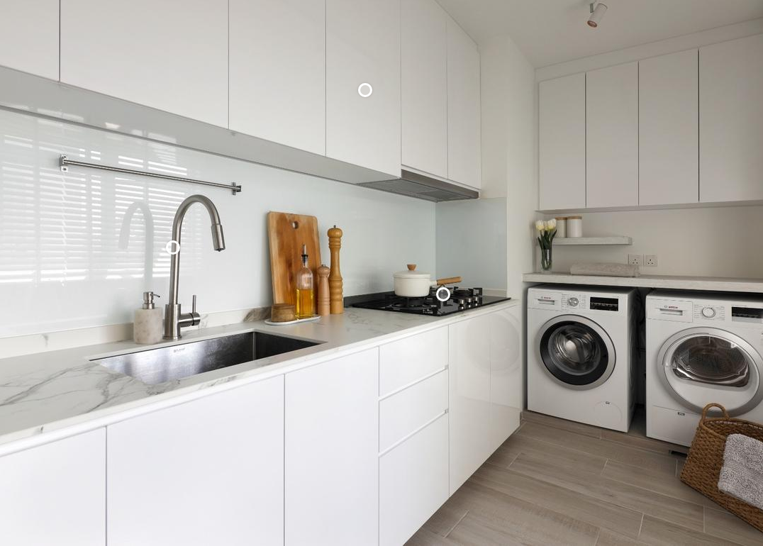 果断选择极简主义风格,整套房子只涂上了白色的大墙,百看不厌!