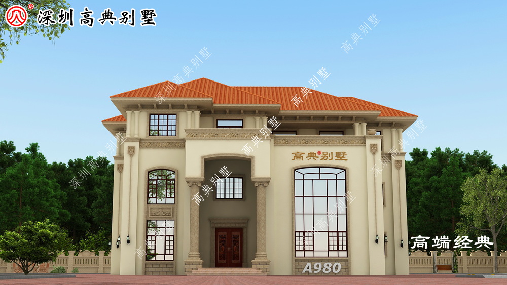 简欧风格,花钱建造这么漂亮的房子,自然是值得的