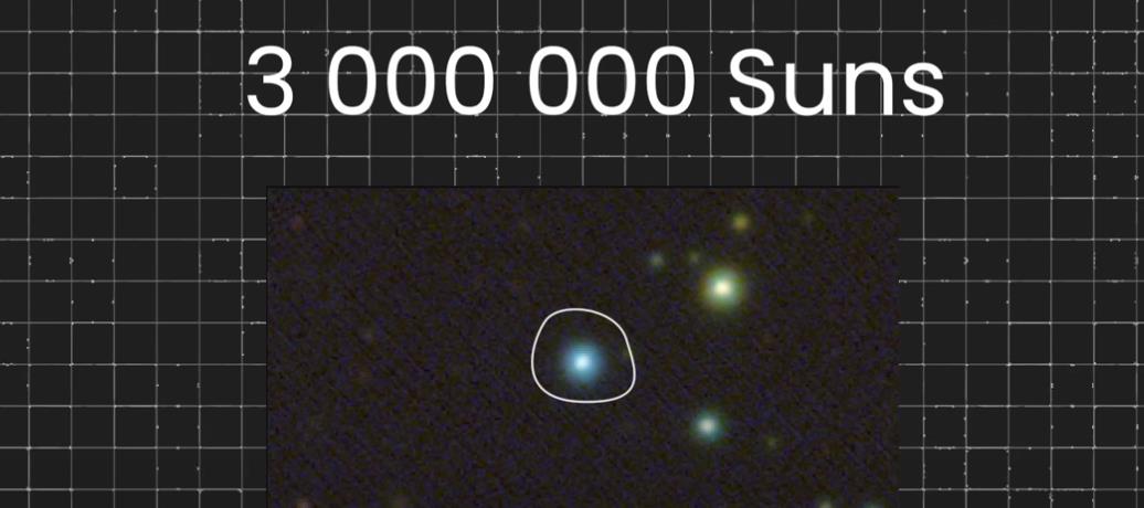 超30亿倍太阳质量!2022年科学家发现残暴级黑洞