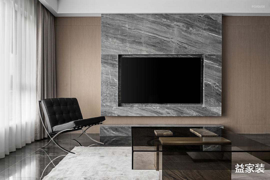 以黑白灰为主调，打造低调奢华的现代美居，彰显品位和审美