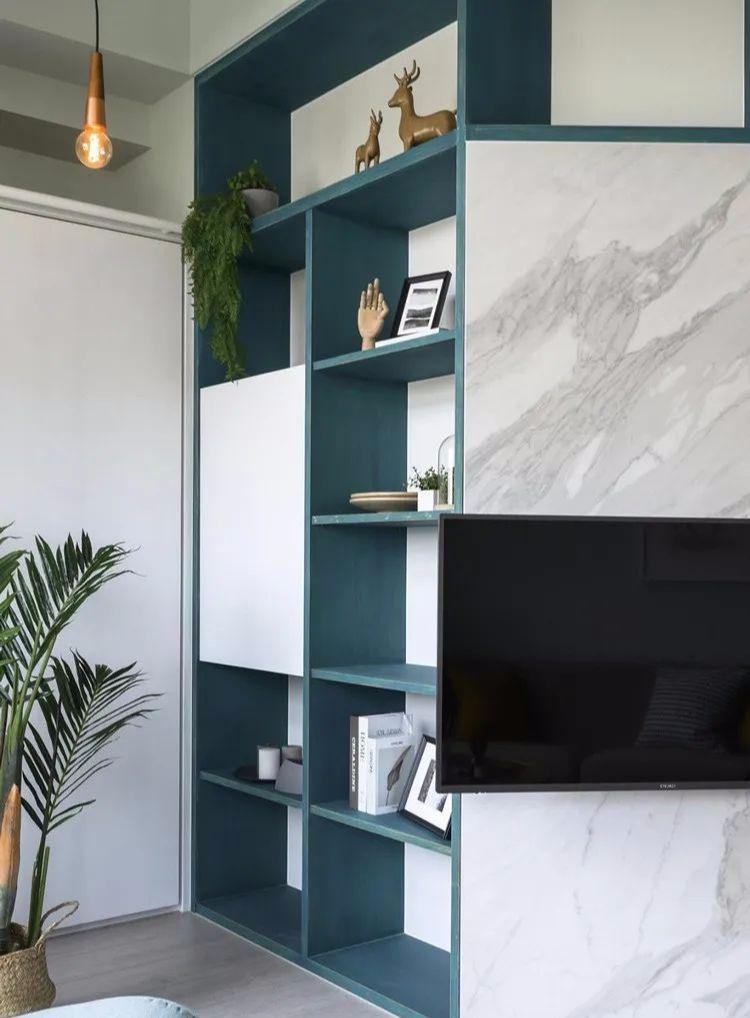 一眼倾心梦中情屋,35㎡复式港风电影质感,打造清新脱俗的家