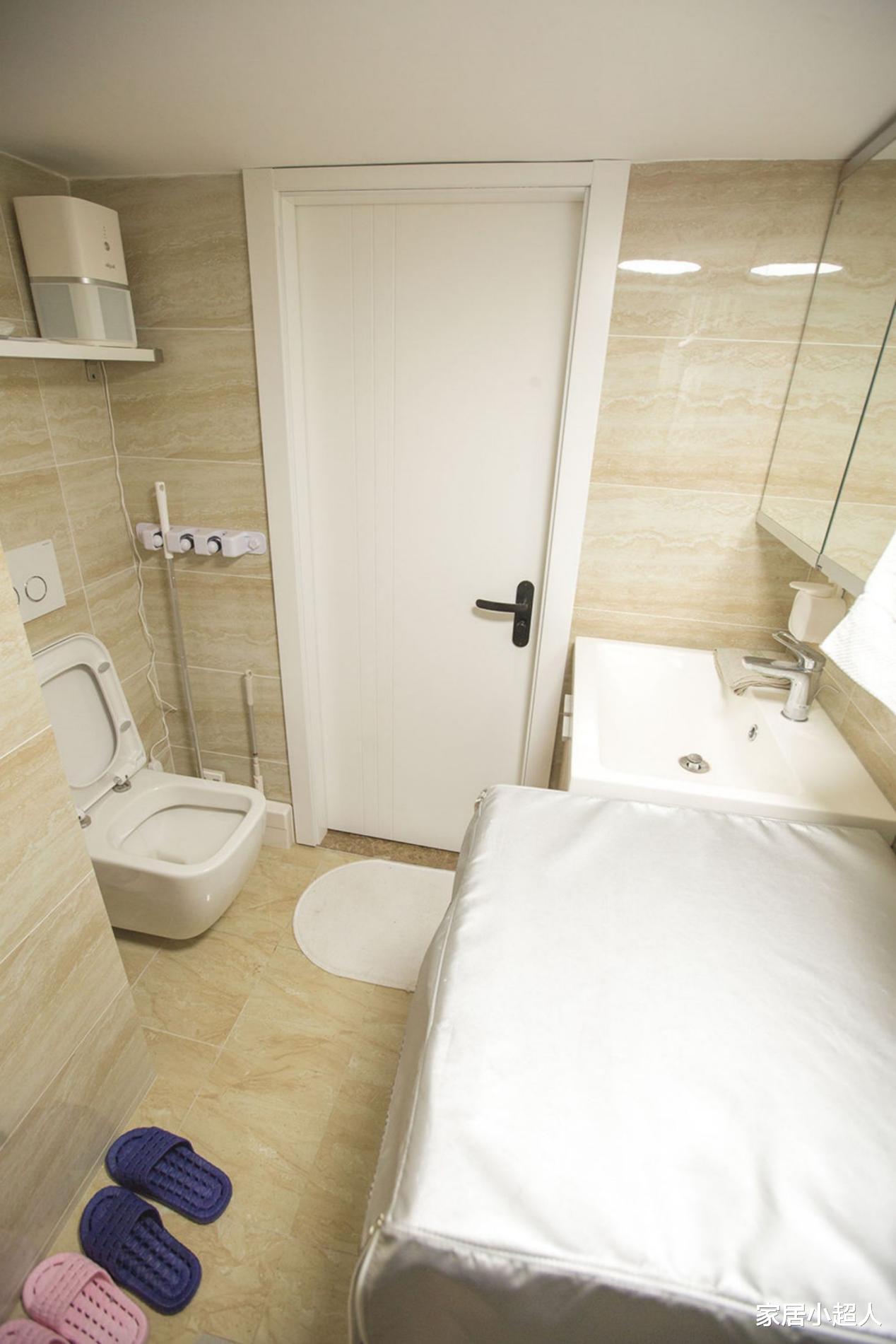 70平方米的独立婚房,还能做到双卧双卫,这样的二人世界也很好