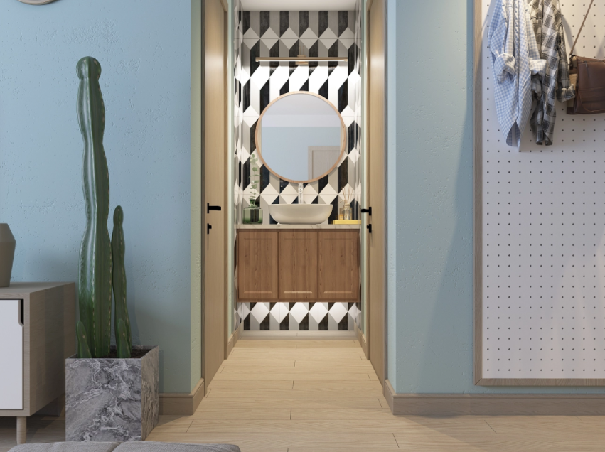 小户型客厅设计,把空间发挥淋漓尽致。