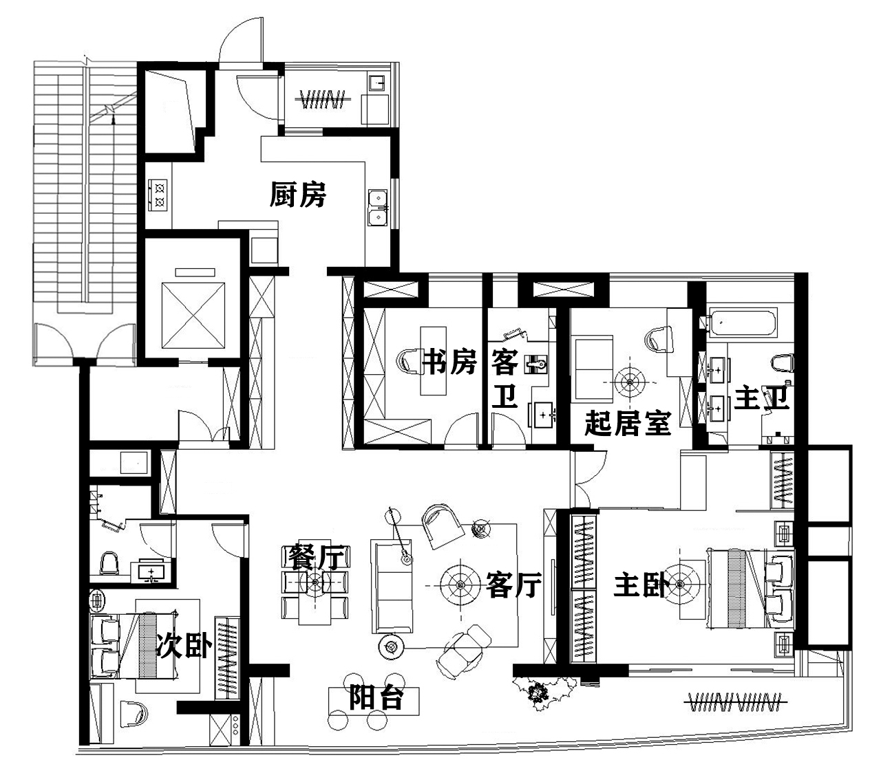美式实景赏析|300㎡私宅设计,邂逅巴洛克的无限浪漫~