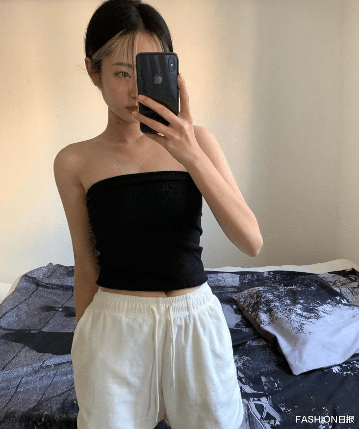 短发 韩国ins博主风格百变 复古运动风格的短发元气少女