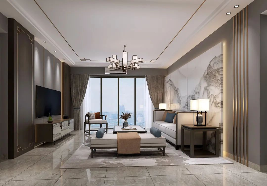 电视机摆放方式不止有一种,这样装美观又实用!