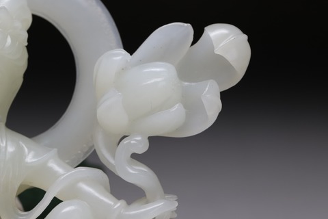 和田玉籽料|舊藏和田玉籽料“自在观音”座像