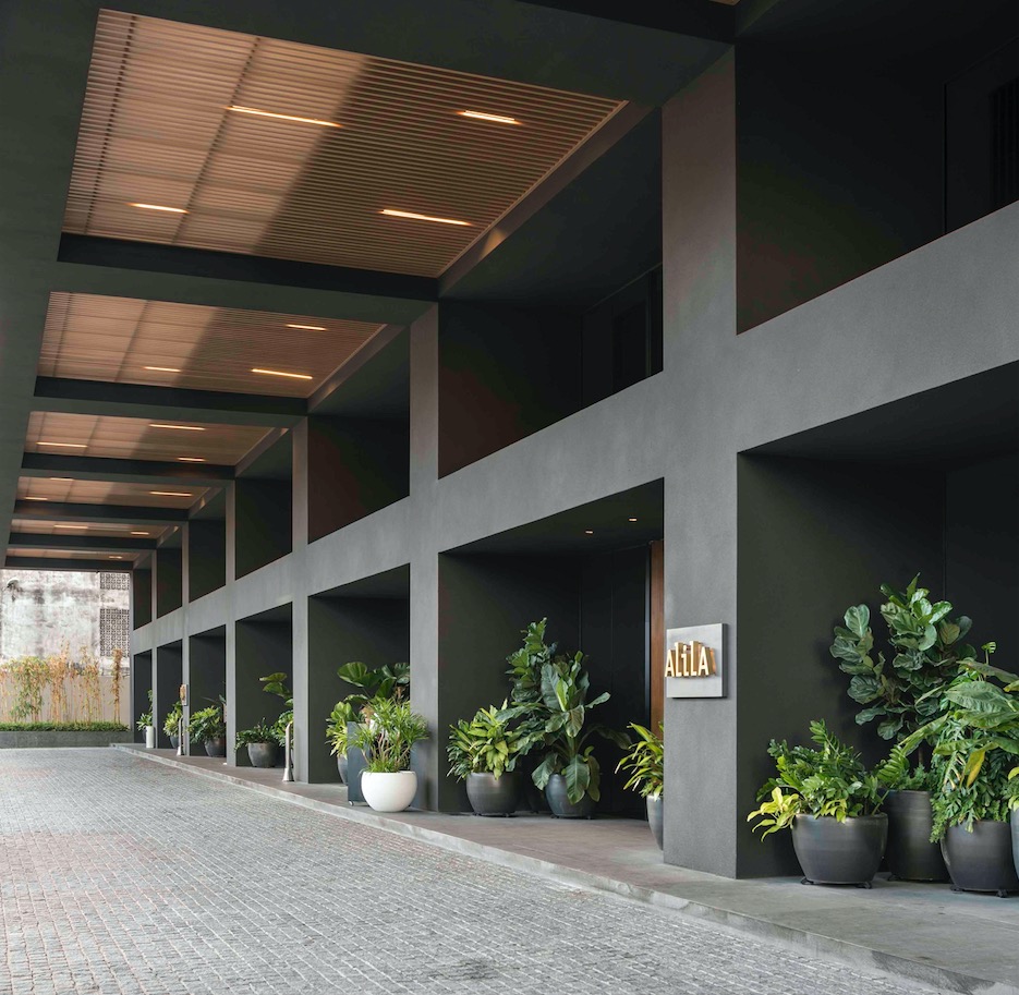 亿伽设计│酒店设计│吉隆坡Alila酒店:整齐的方格结构贯穿空间