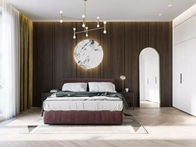 98平米的现代轻奢三居室,让人回归心灵内在的安定