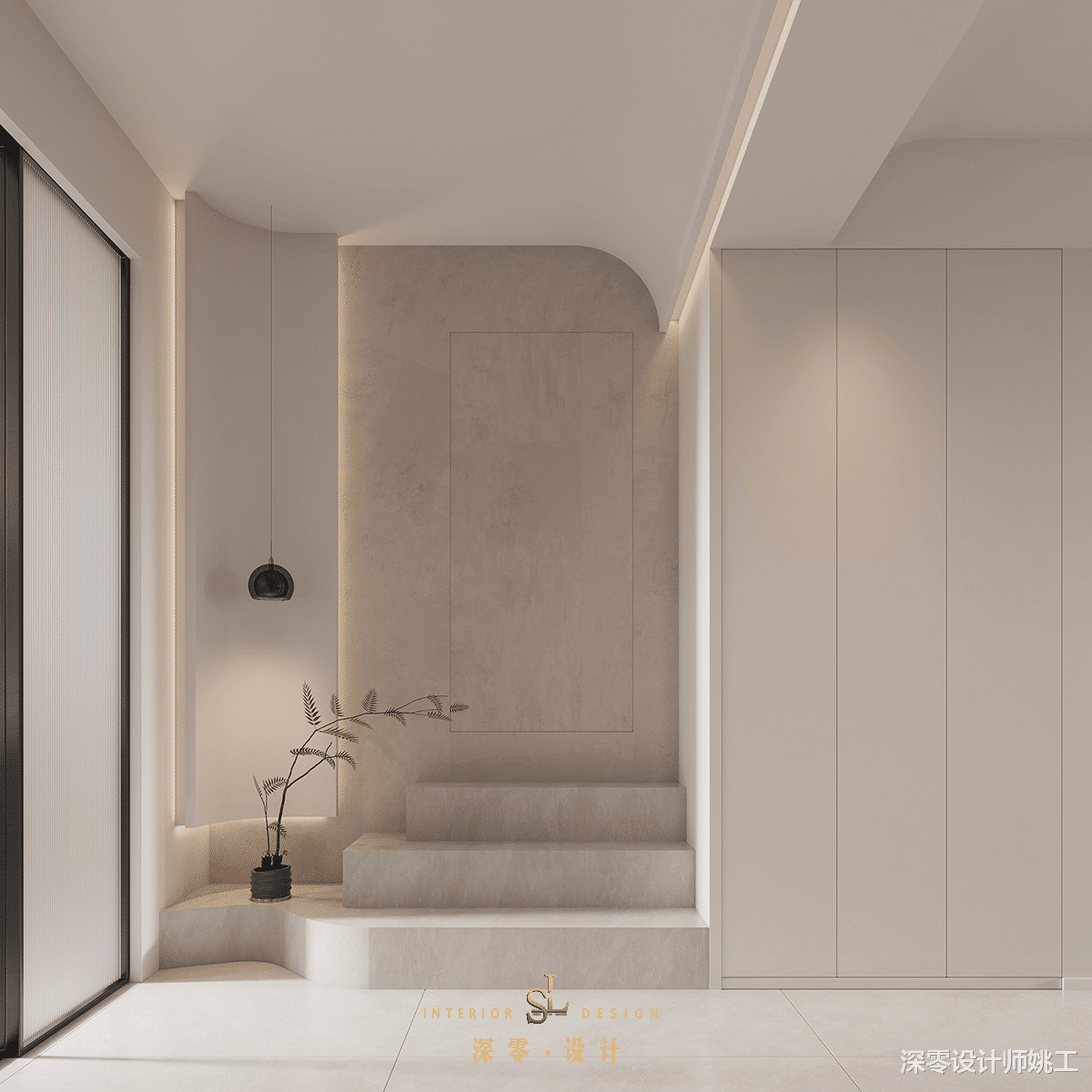 金茂湾214㎡别墅下,藏着4个设计亮点,太适合追求高级实用性户型