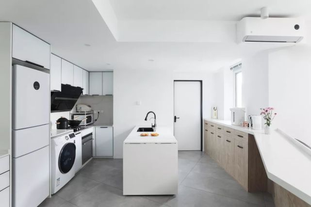 65㎡烂户型神改造,大二居塞进衣帽间、工作区、卫生间干湿分离