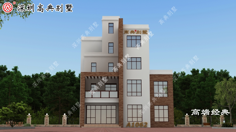 这样一栋现代风格,建在村里,那是十分的亮眼!