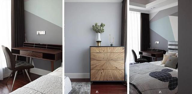 240㎡现代轻奢，欧美范的硬装，复古范的家具，营造轻奢的高级