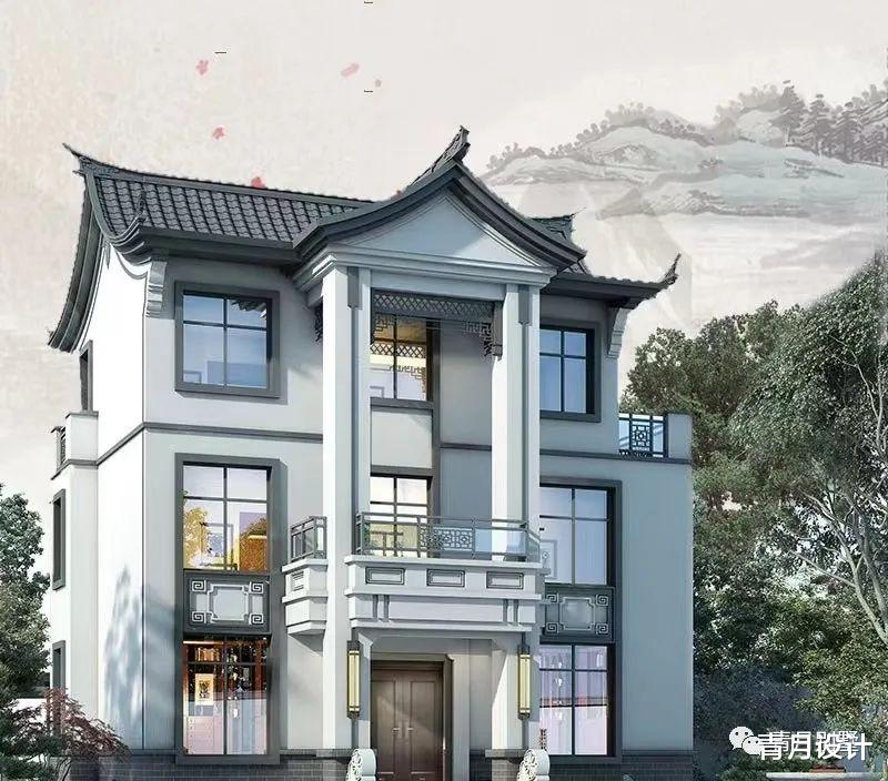 在乡下生活,这样的新中式别墅住着才是享受