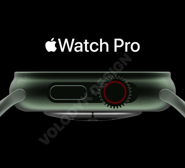 Apple Watch|AppleWatchPro渲染图曝光：外观有惊喜