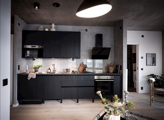 38平不规则小户型,墙面天花用混凝土,你会喜欢这样设计的家吗?