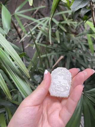 和田玉籽料|清代 和田玉籽料福禄牌