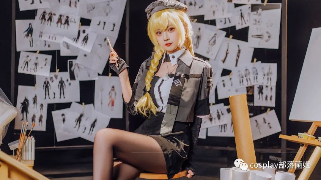 战双帕弥什|cos：战双帕弥什赛利卡cos正片@菠萝