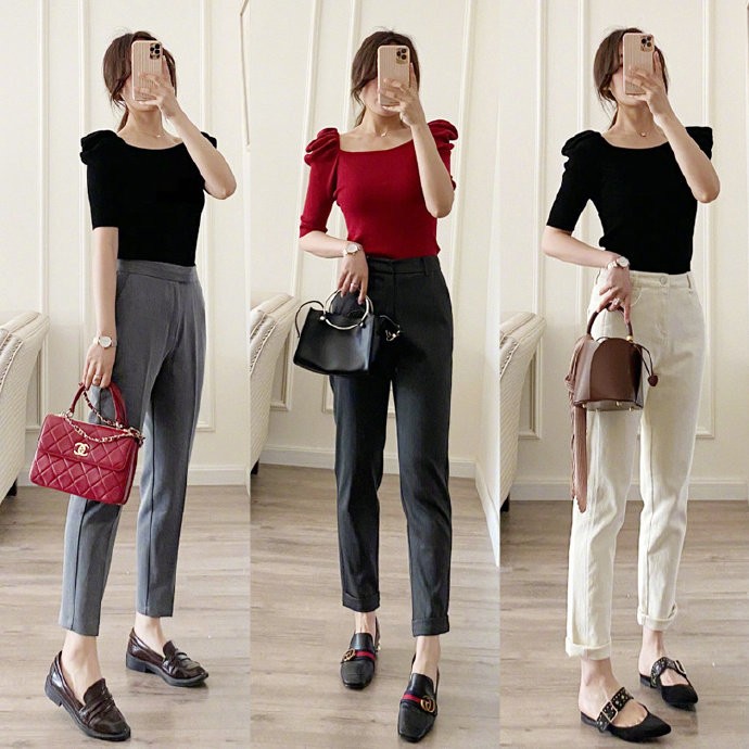 丽水|通勤穿搭也要美,这样穿很适合初春,照穿就能变身职场时尚白领