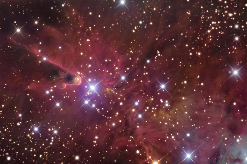 至今为谜的锥形星云
