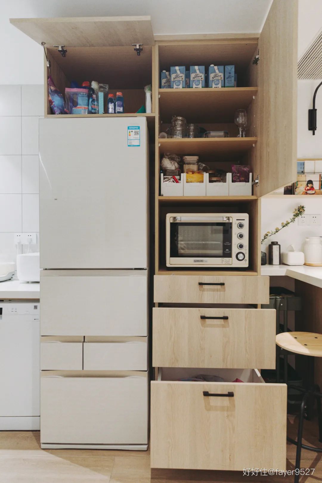 做不做开放式厨房?看完她家立马不纠结了