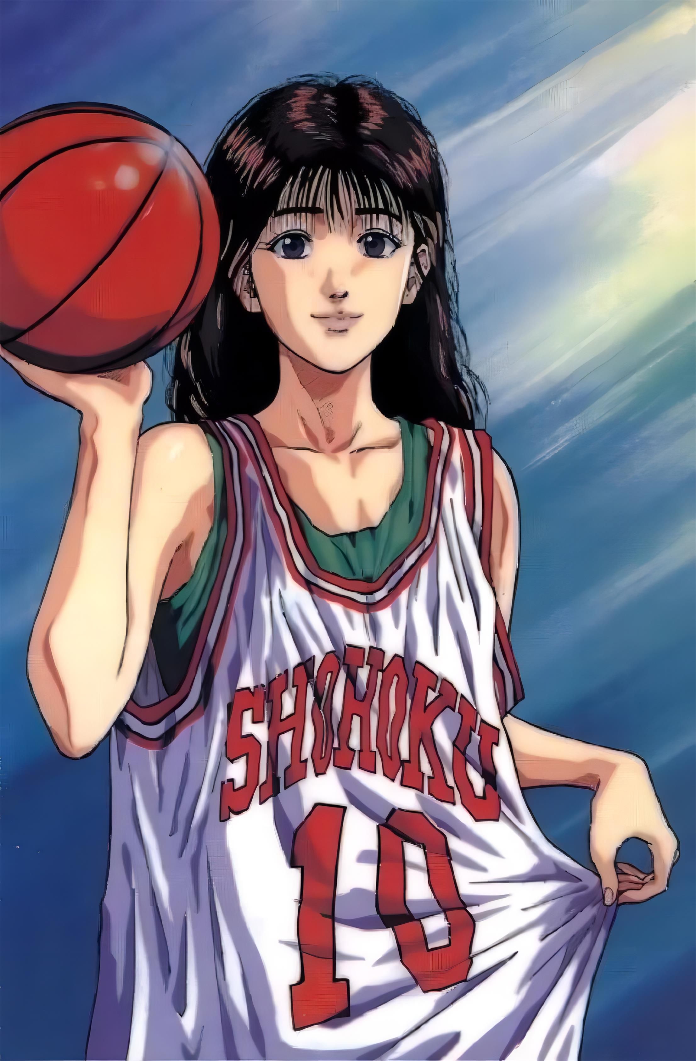 女生场边加油,男生打球特别猛?回顾《灌篮高手》5大女友级角色