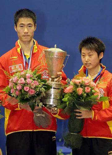 2007年世锦赛,王励勤半决赛击败柳承敏,决赛面对马琳实现惊天大逆转