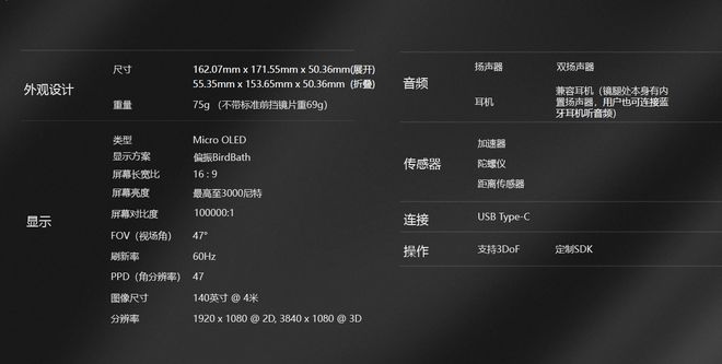 华为|?随身巨屏想看就看：雷鸟Air AR智能眼镜体验