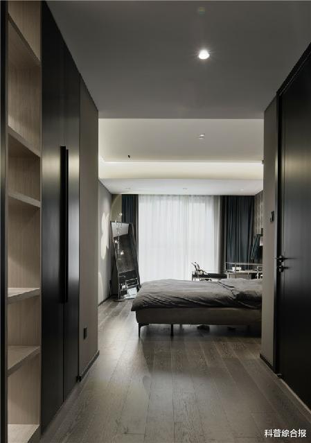 潮服花店设计师的Home,潮酷现代风121㎡二房改三房