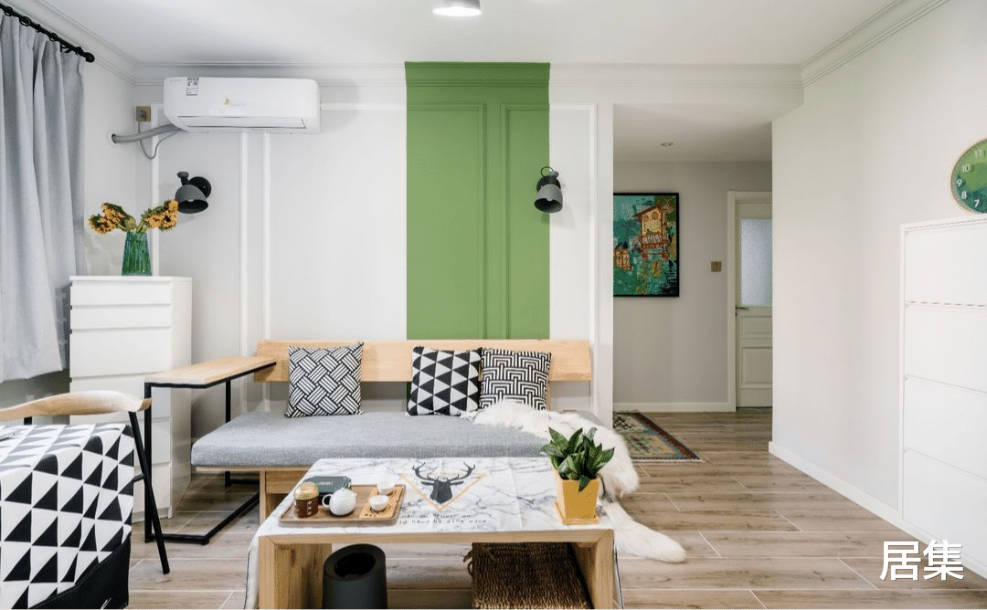 61平的旧房，改造后添加绿色，给空间带来绿意和生机