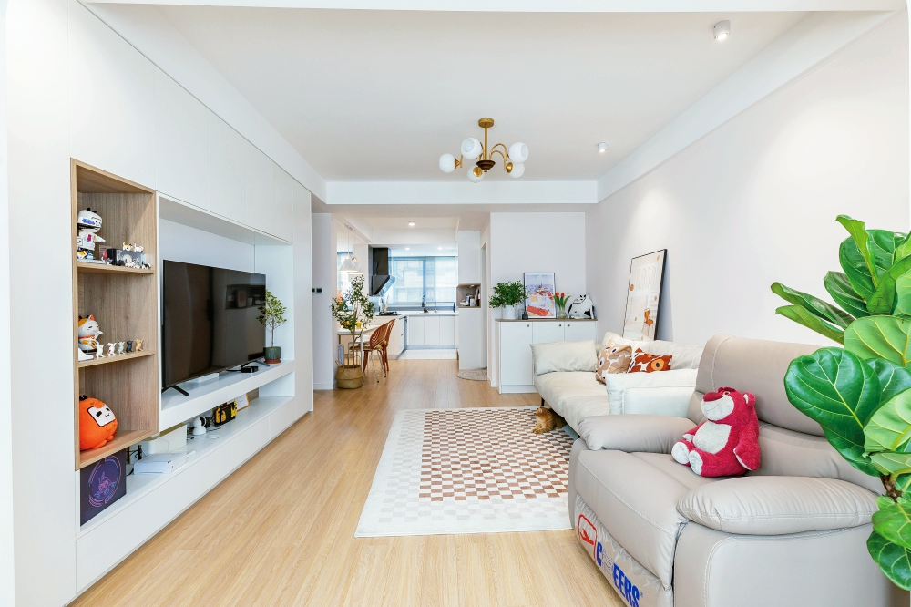 86㎡两室婚房,大改造成就更多功能