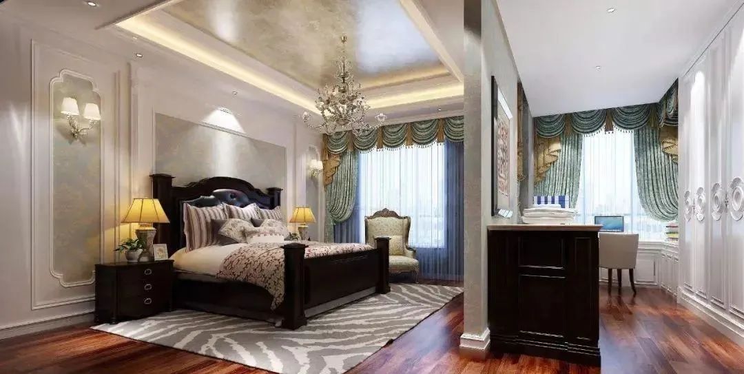 有钱人家的卧室早都这么装了,一分为二瞬间多出一间房,太明智了