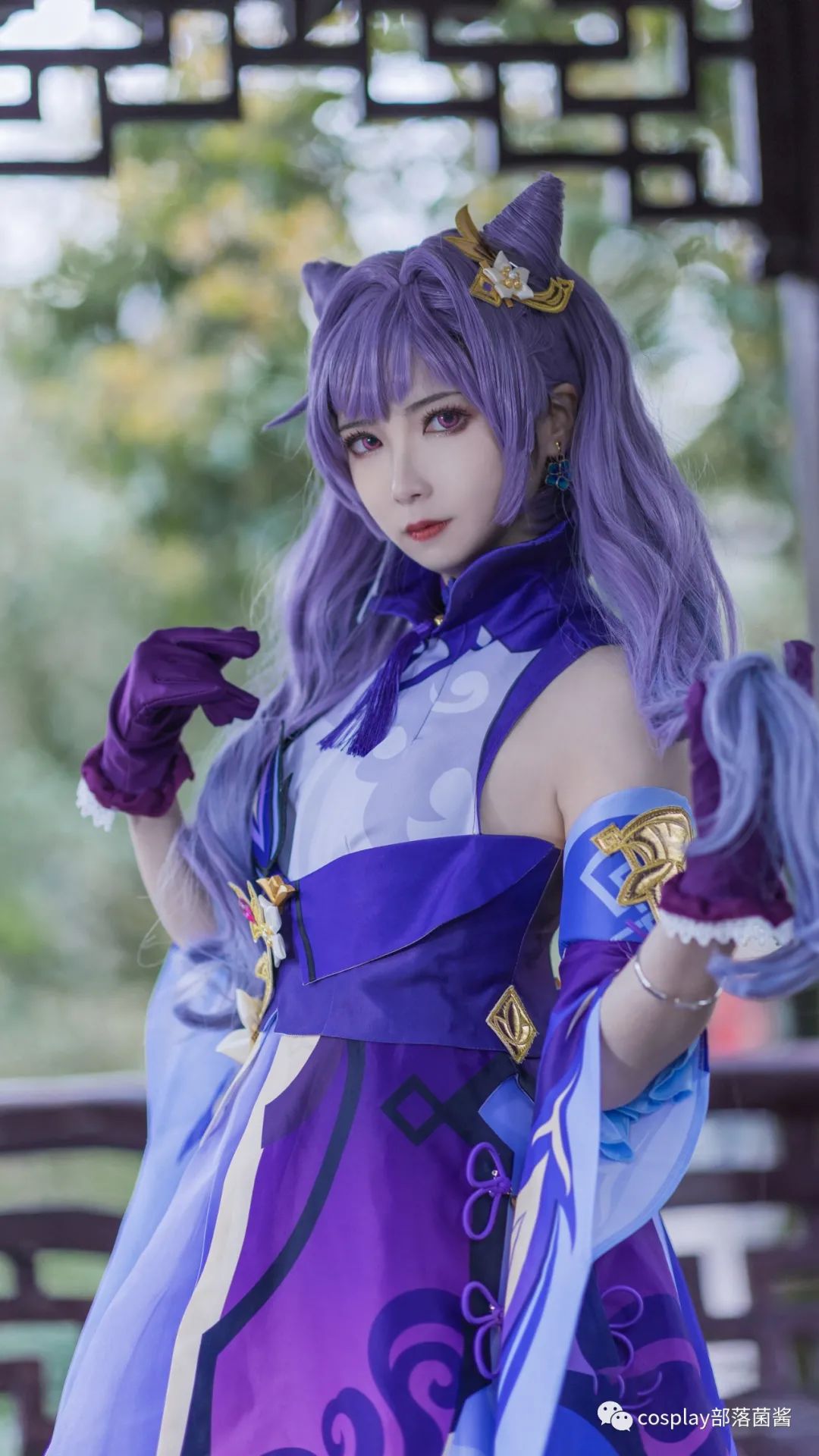|cos：原神刻晴cos正片@花雪，我的身边，还会有你陪伴吗？