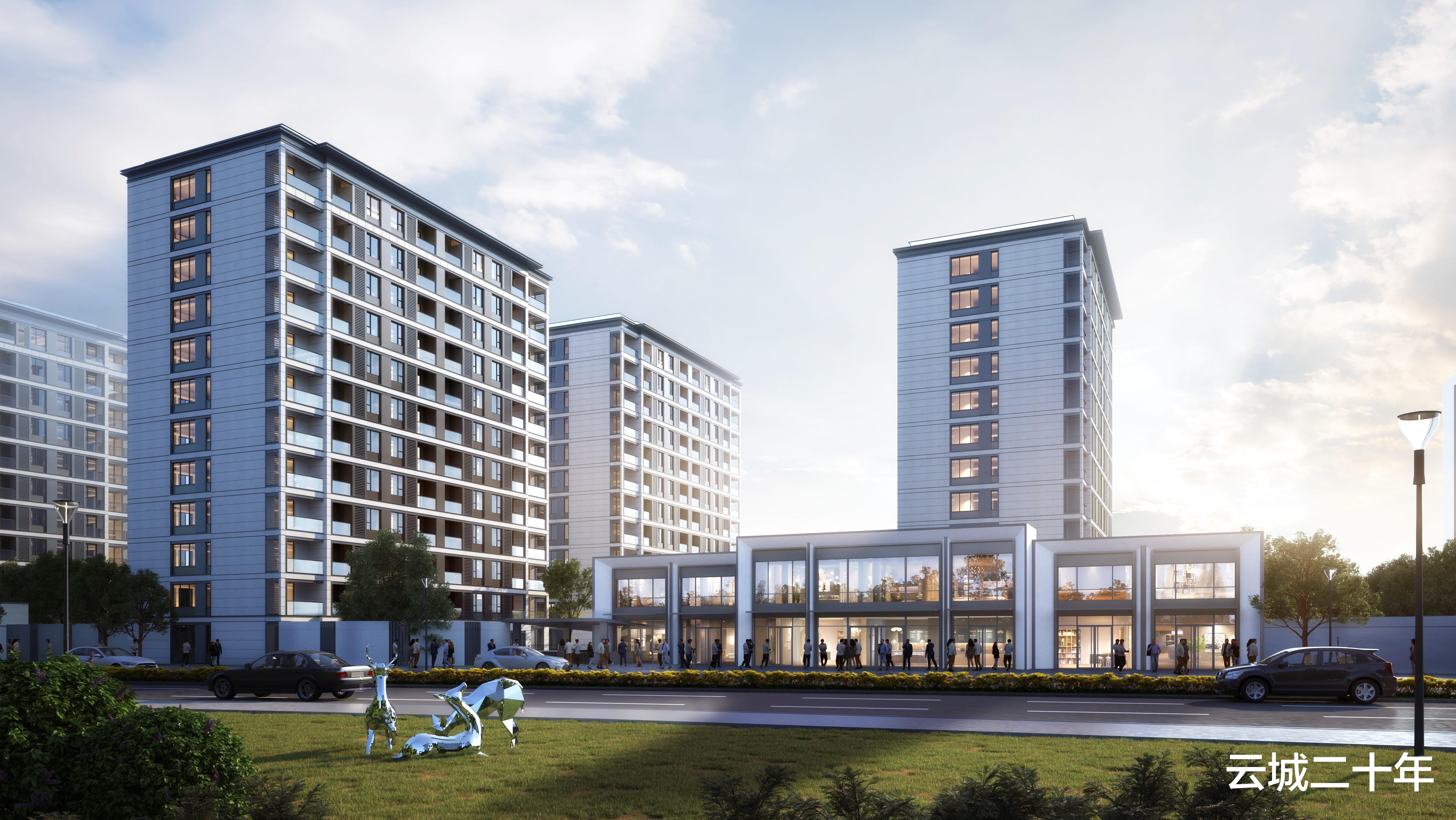 购房置业|闲林街道民丰05地块公租房方案出炉，河景房高颜值！