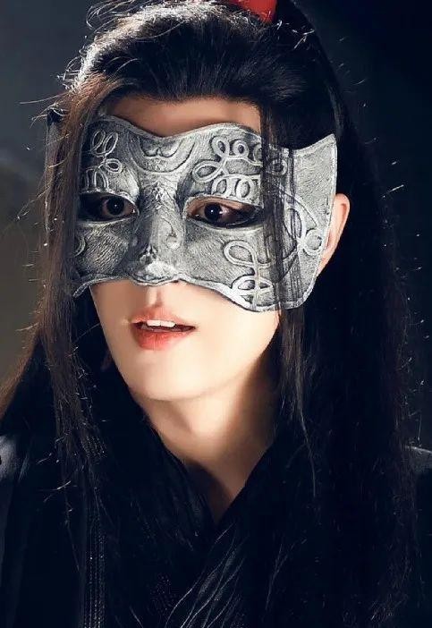 成毅|影视剧面具大赏：热巴尖勾鼻面具，成毅戴树皮，肖战的制作良心